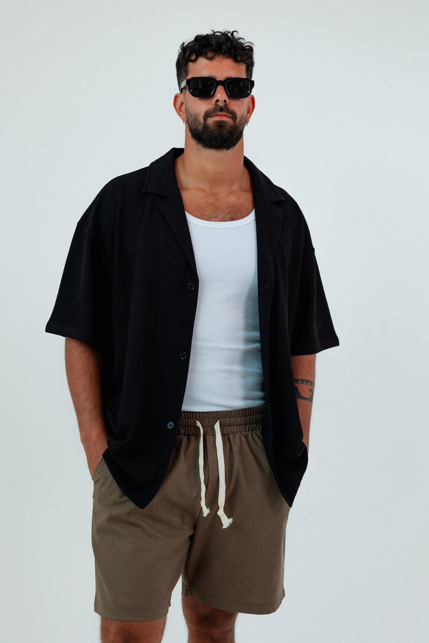 LINEN PANTS BROWN