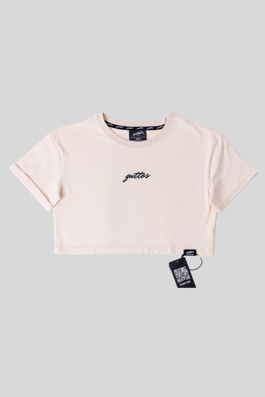 CREAM CROP TOP