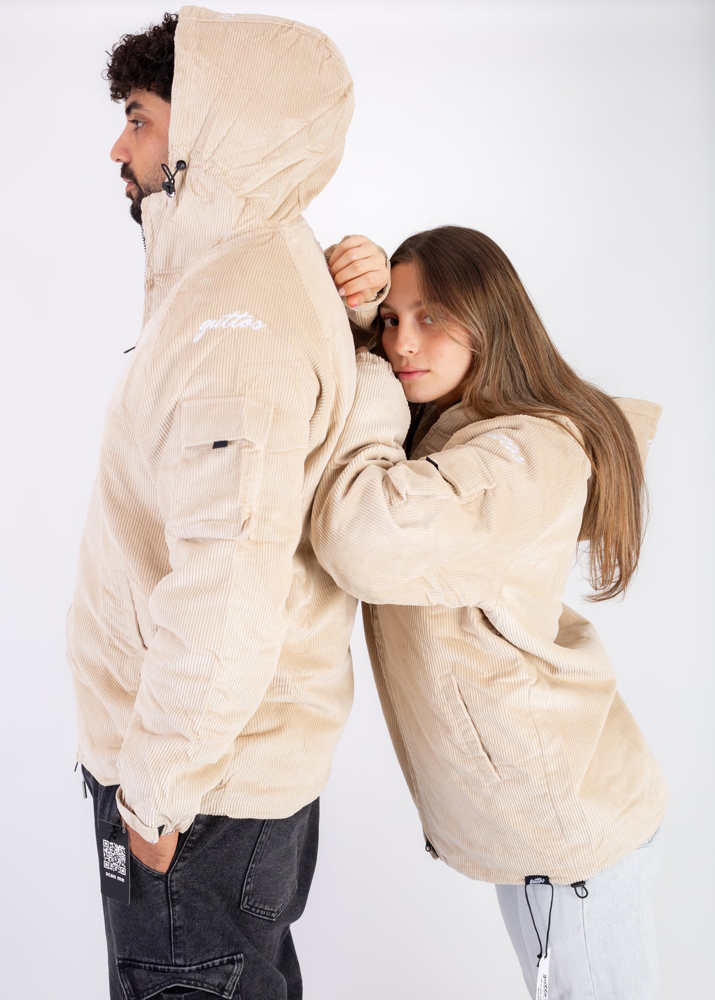 beige corduroy jacket