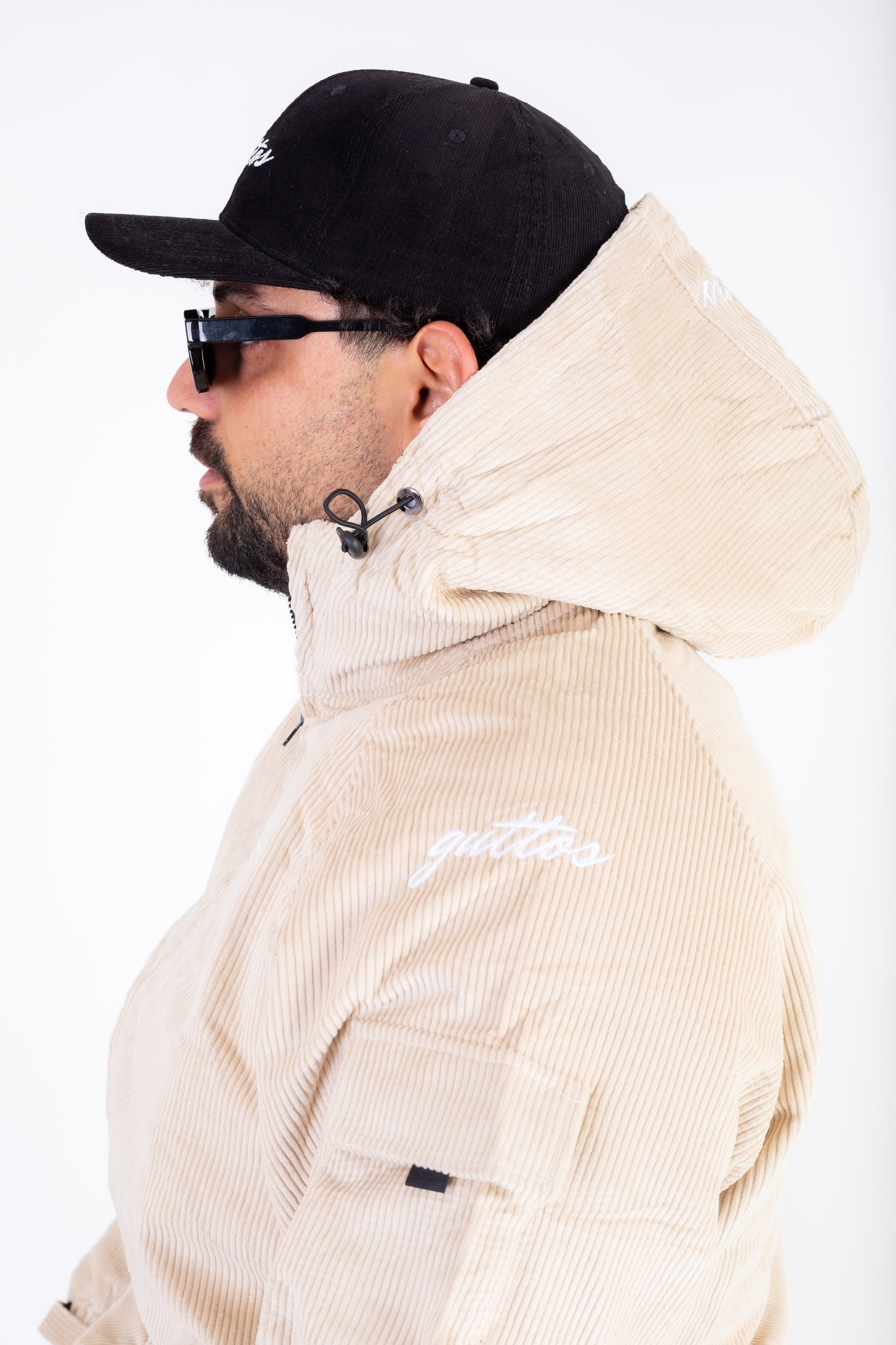 beige corduroy jacket