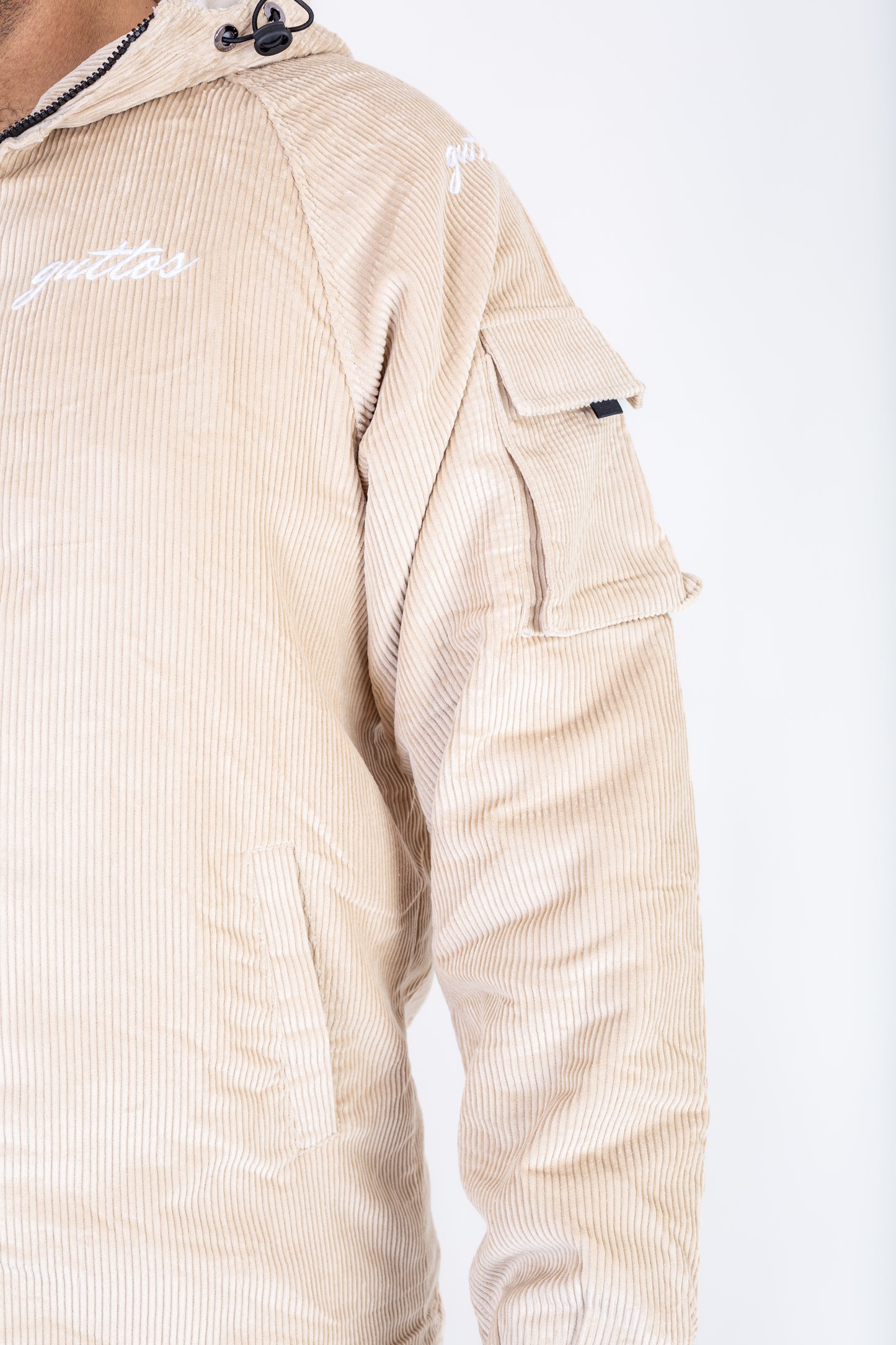 beige corduroy jacket