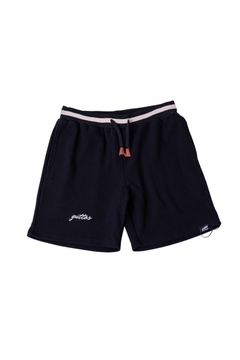 BLACK WAFFLE SHORT PANTS