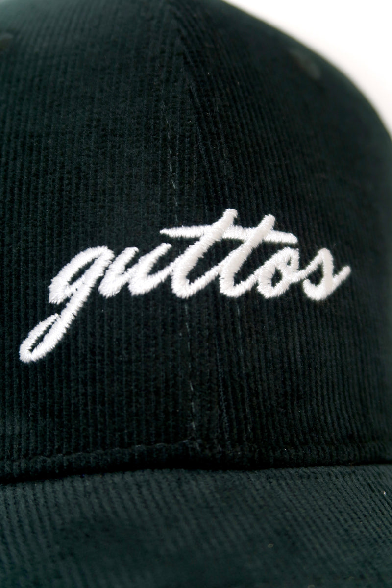 GREEN CORDUROY HAT