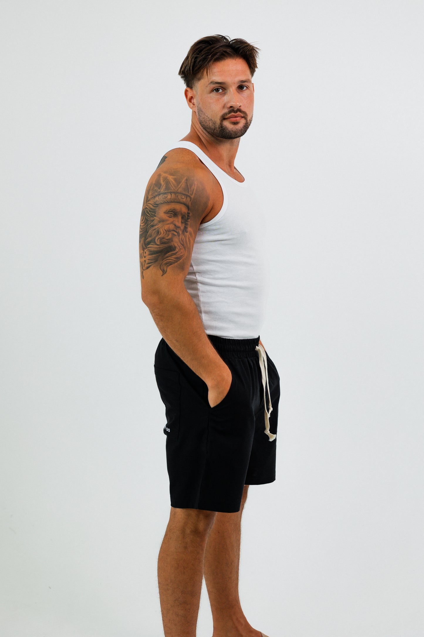LINEN PANTS BLACK