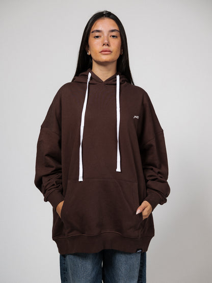 ESSENTIAL HOODIE BROWN