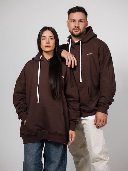 ESSENTIAL HOODIE BROWN