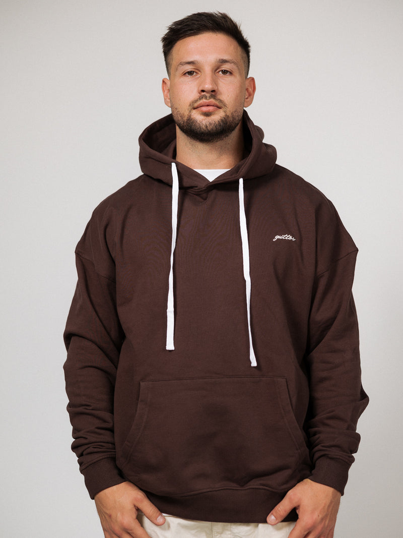 ESSENTIAL HOODIE BROWN