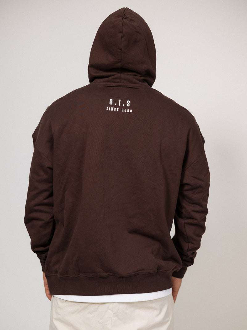 ESSENTIAL HOODIE BROWN