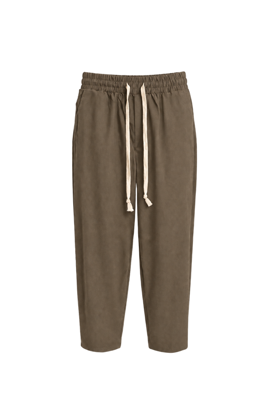 CLASSIC LINEN PANTS BROWN