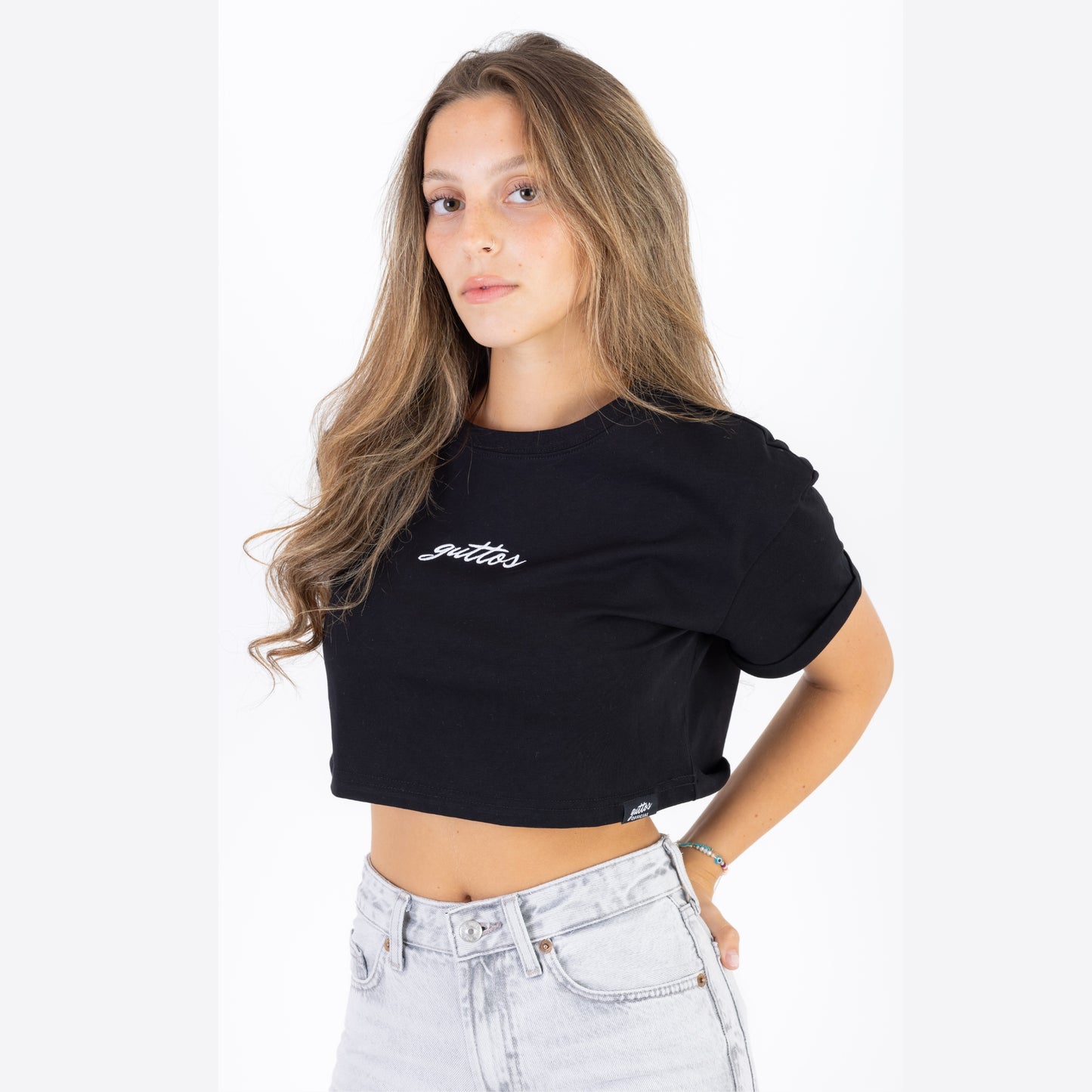 BLACK CROP TOP