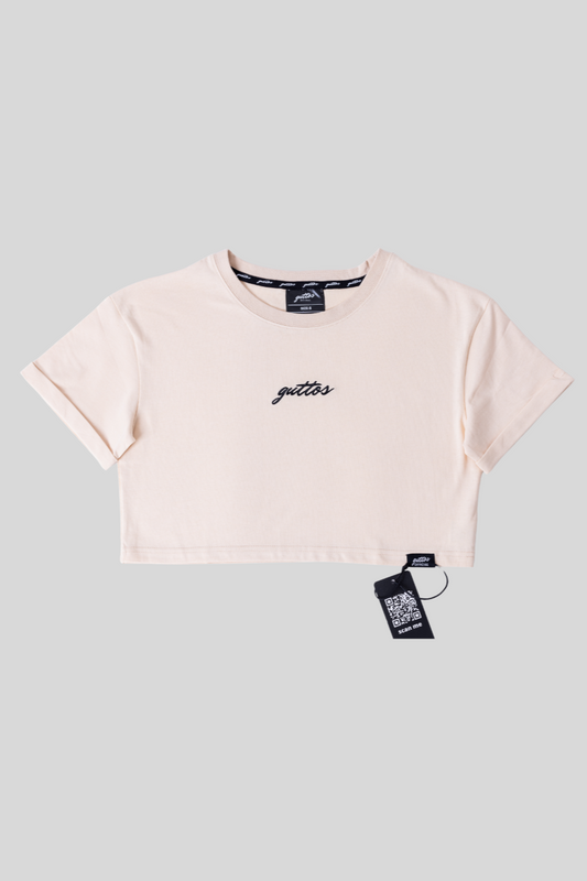 CREAM CROP TOP