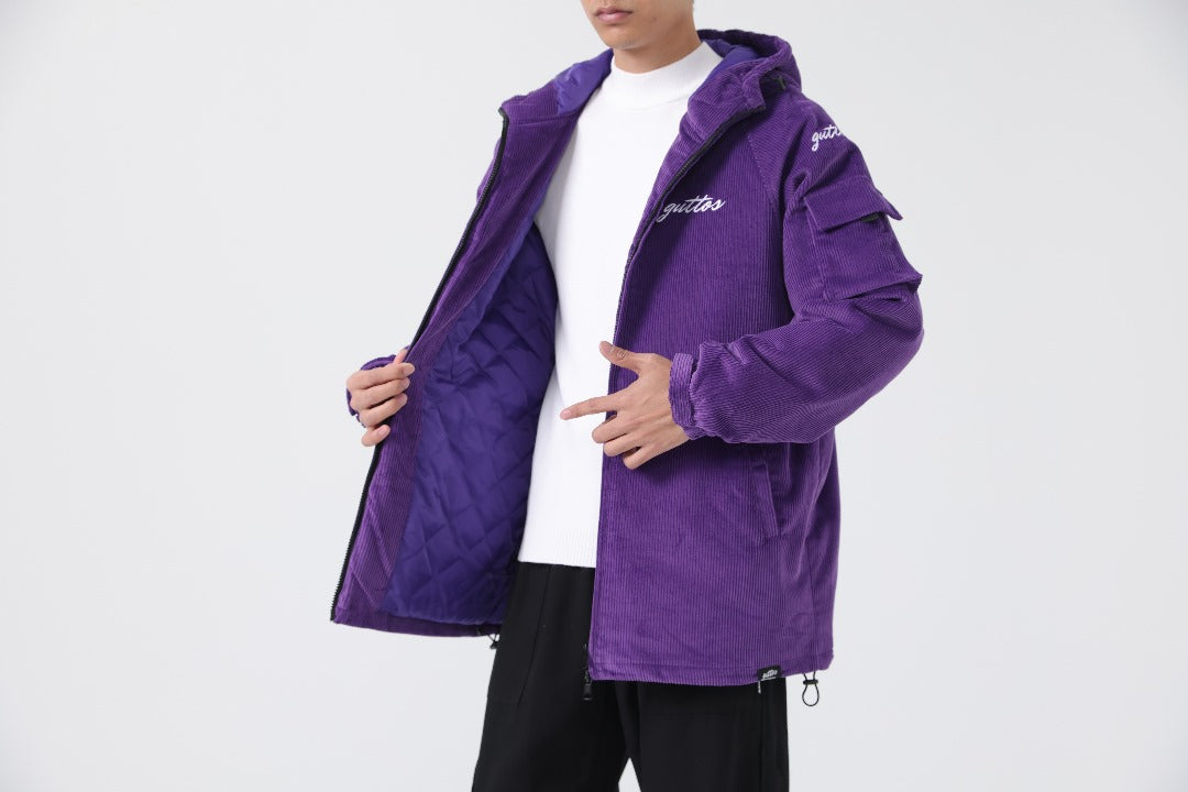 Purple corduroy jacket