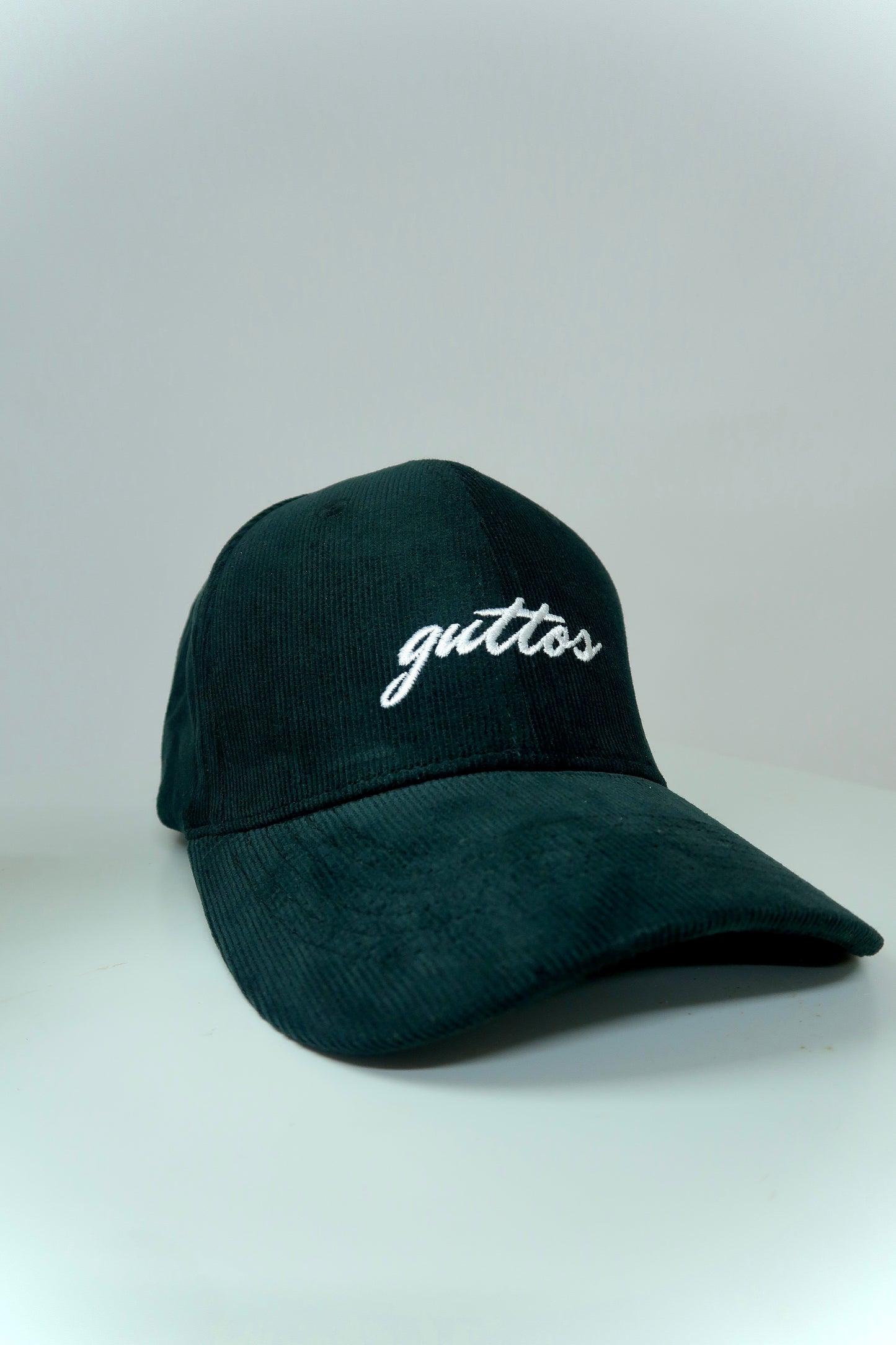 GREEN CORDUROY HAT