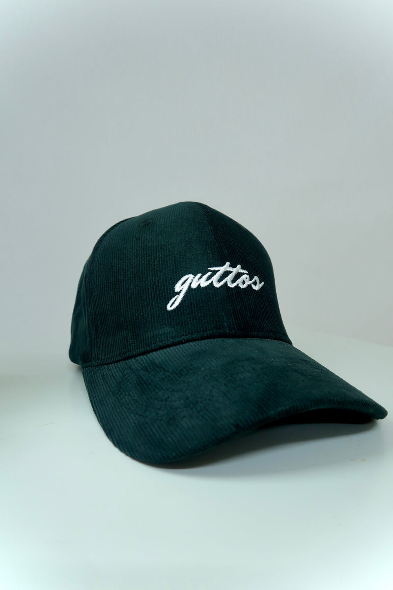 GREEN CORDUROY HAT
