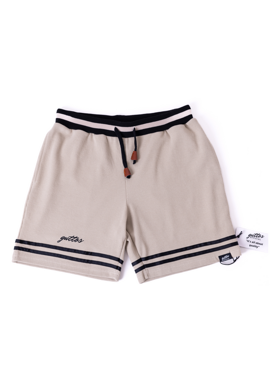 BEIGE WAFFLE SHORT PANTS