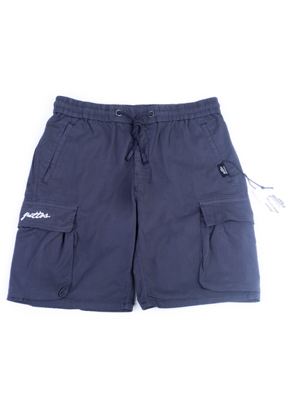 GREY/BLUE CARGO SHORTS