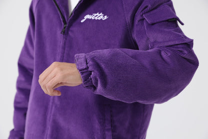 Purple corduroy jacket