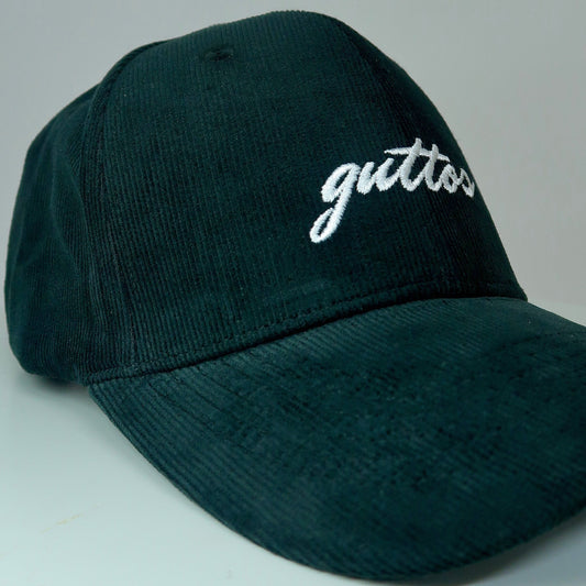 GREEN CORDUROY HAT