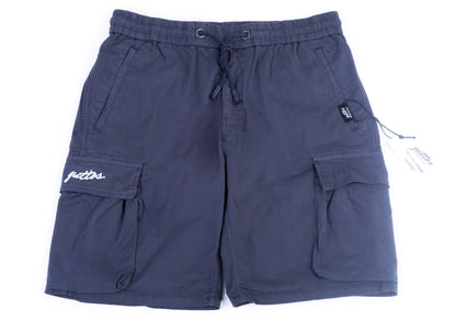 GREY/BLUE CARGO SHORTS