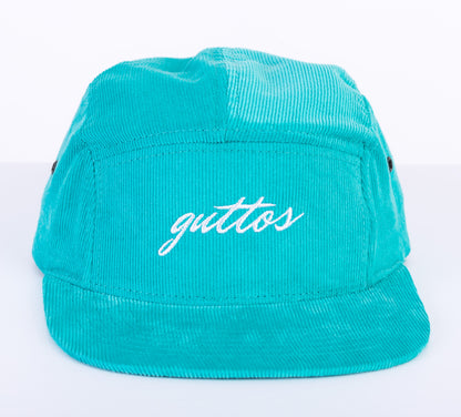 TURQUOISE CORDUROY HAT