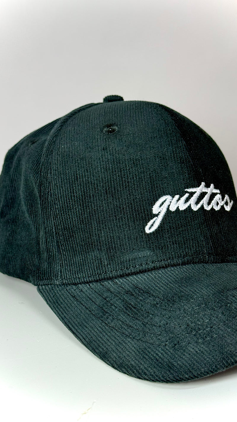 GREEN CORDUROY HAT