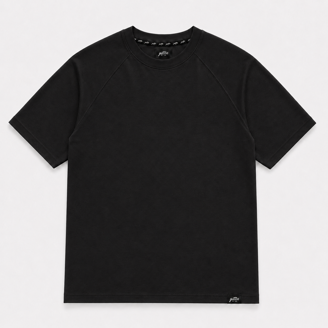 RAGLAN SLUB BLACK