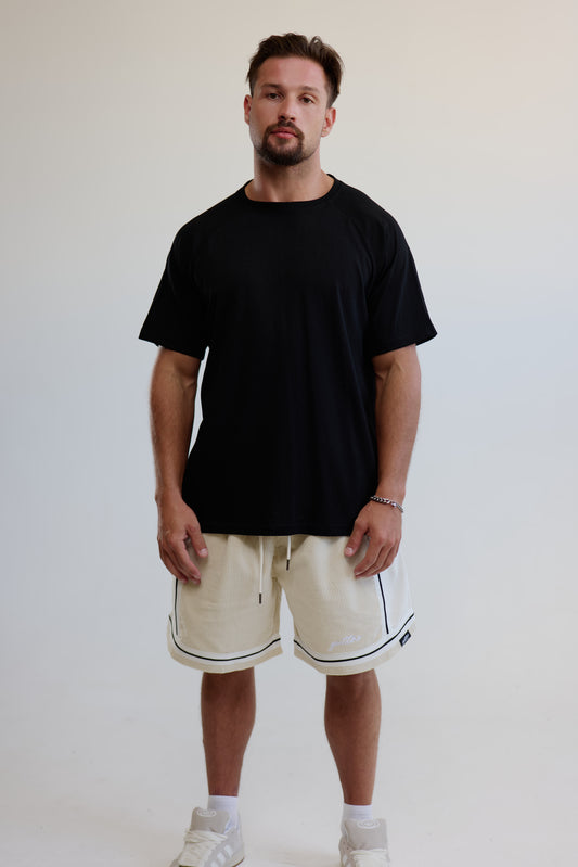 RAGLAN SLUB BLACK