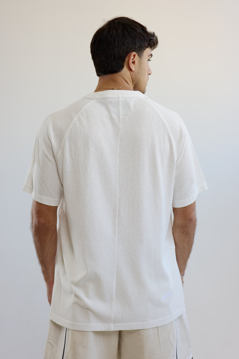RAGLAN SLUB WHITE