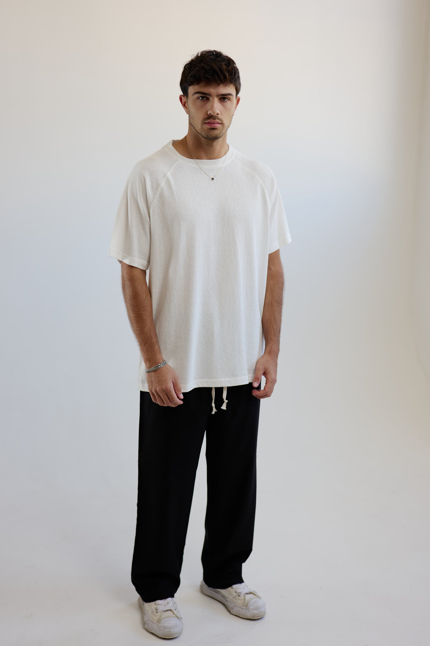 RAGLAN SLUB WHITE