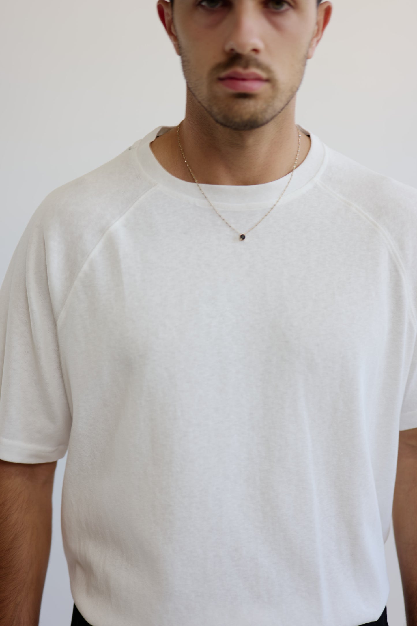 RAGLAN SLUB WHITE
