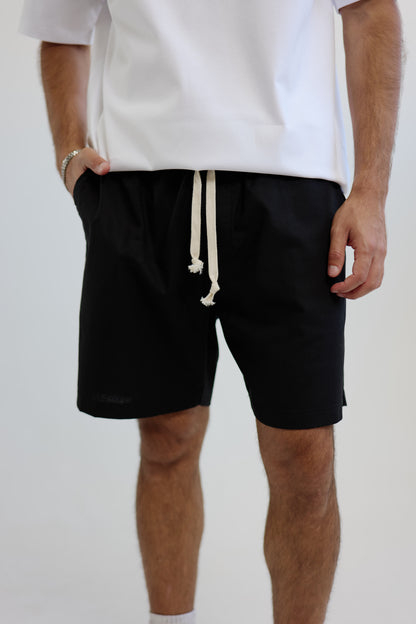 LINEN PANTS BLACK