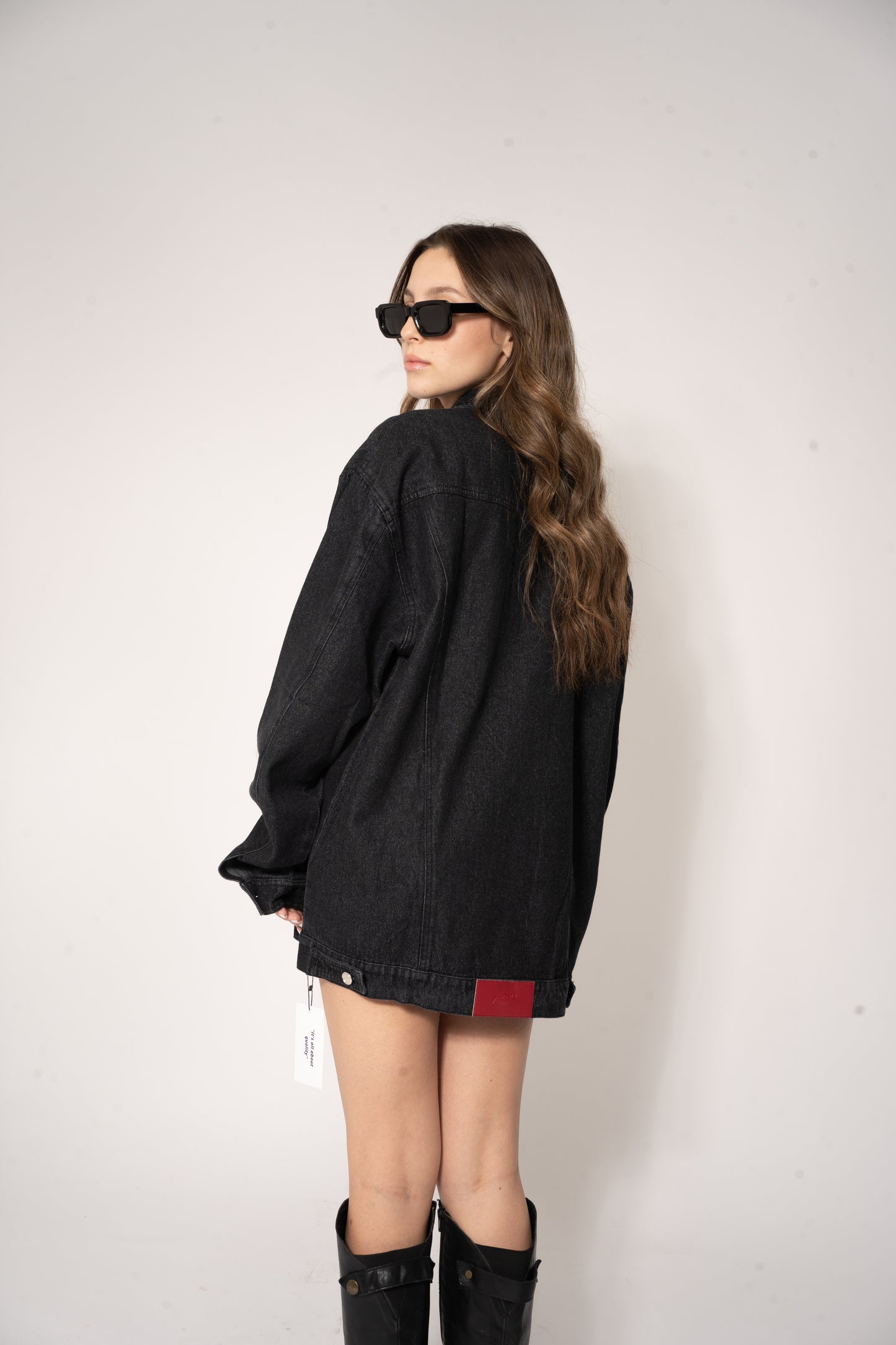 BLACK DENIM JACKET