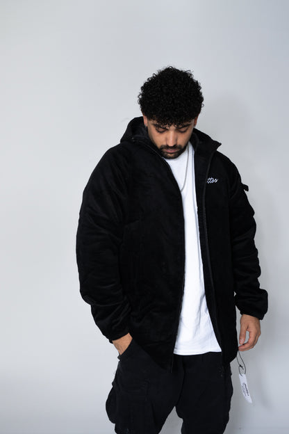 black corduroy jacket