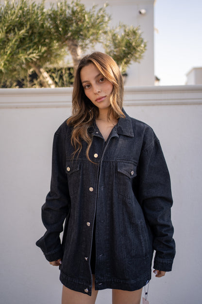 BLACK DENIM JACKET