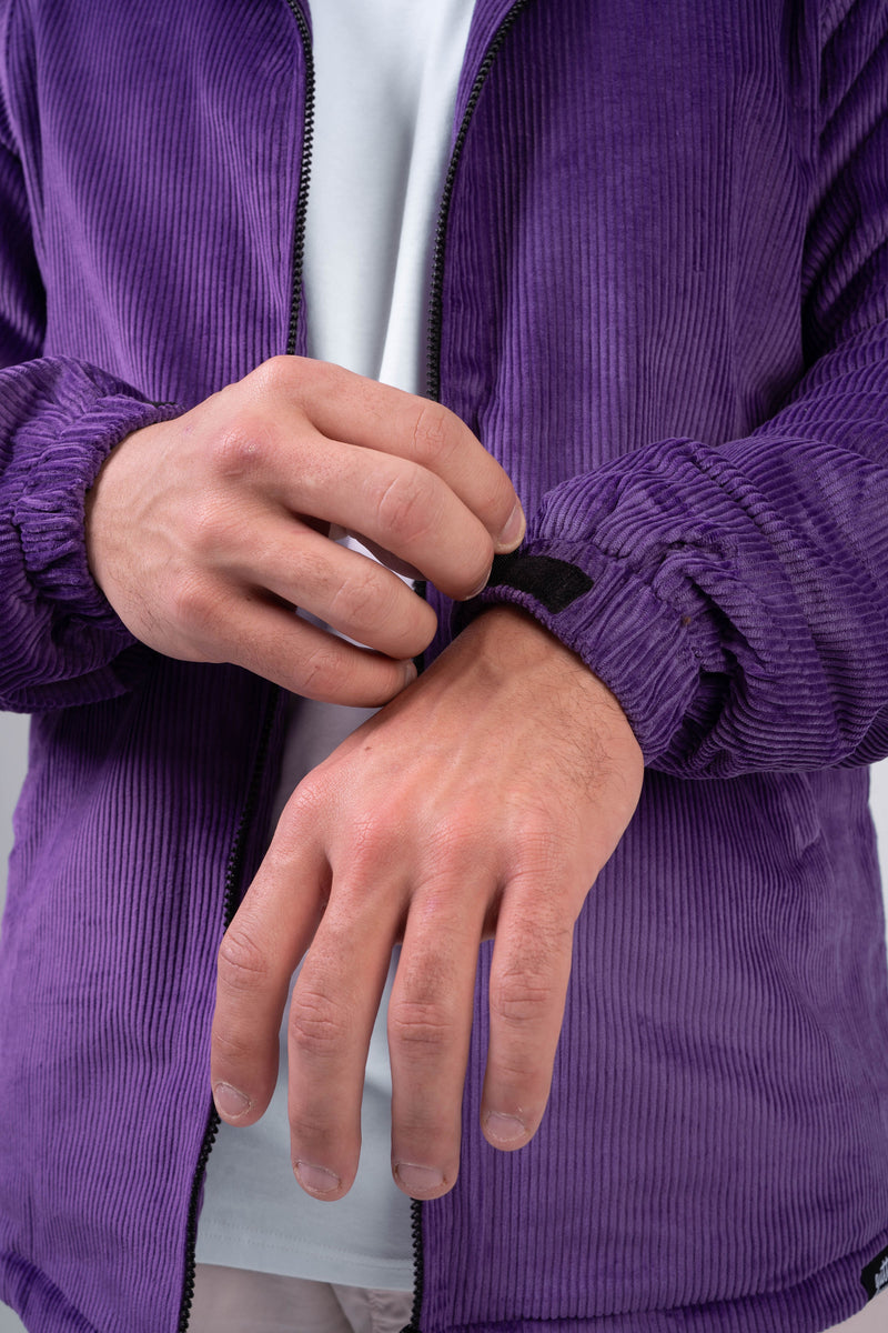 PURPLE CURDEROY JACKET