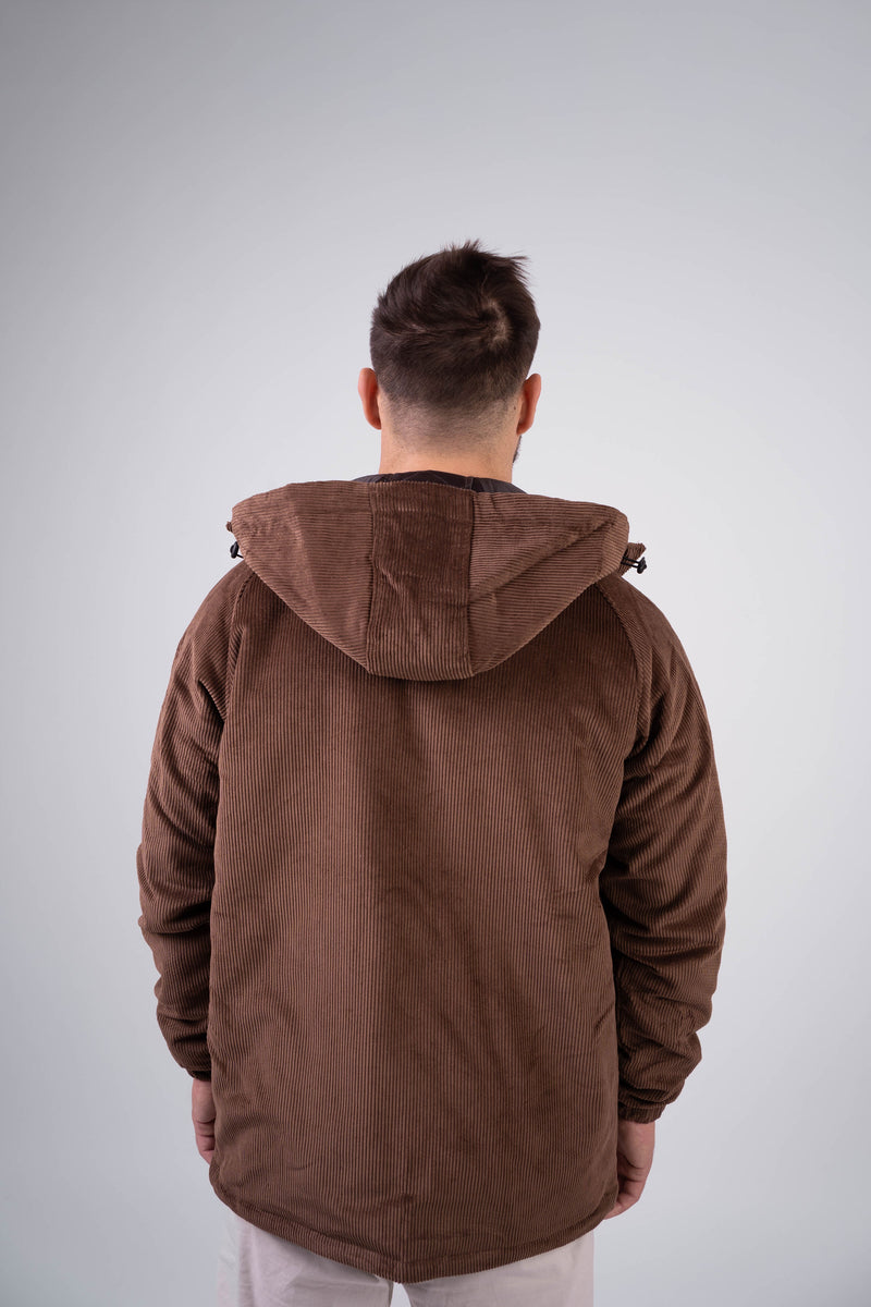BROWN CURDEROY JACKET