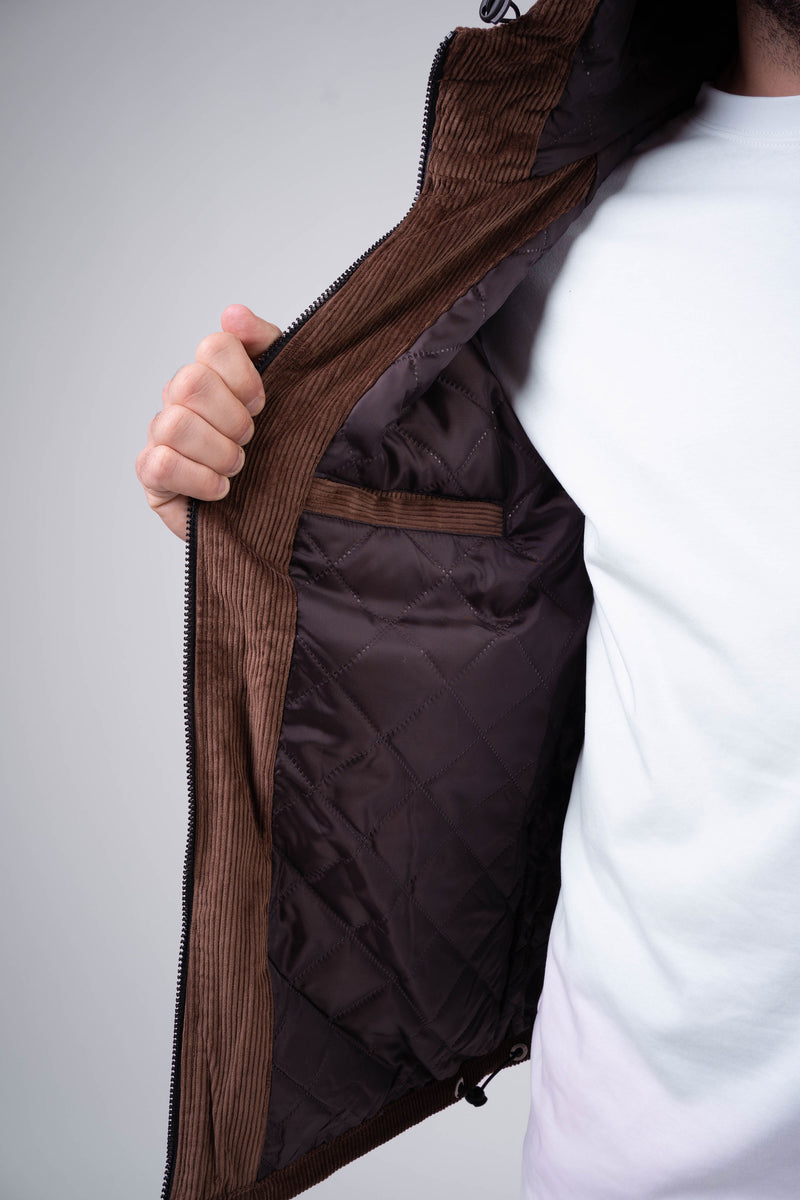 BROWN CURDEROY JACKET