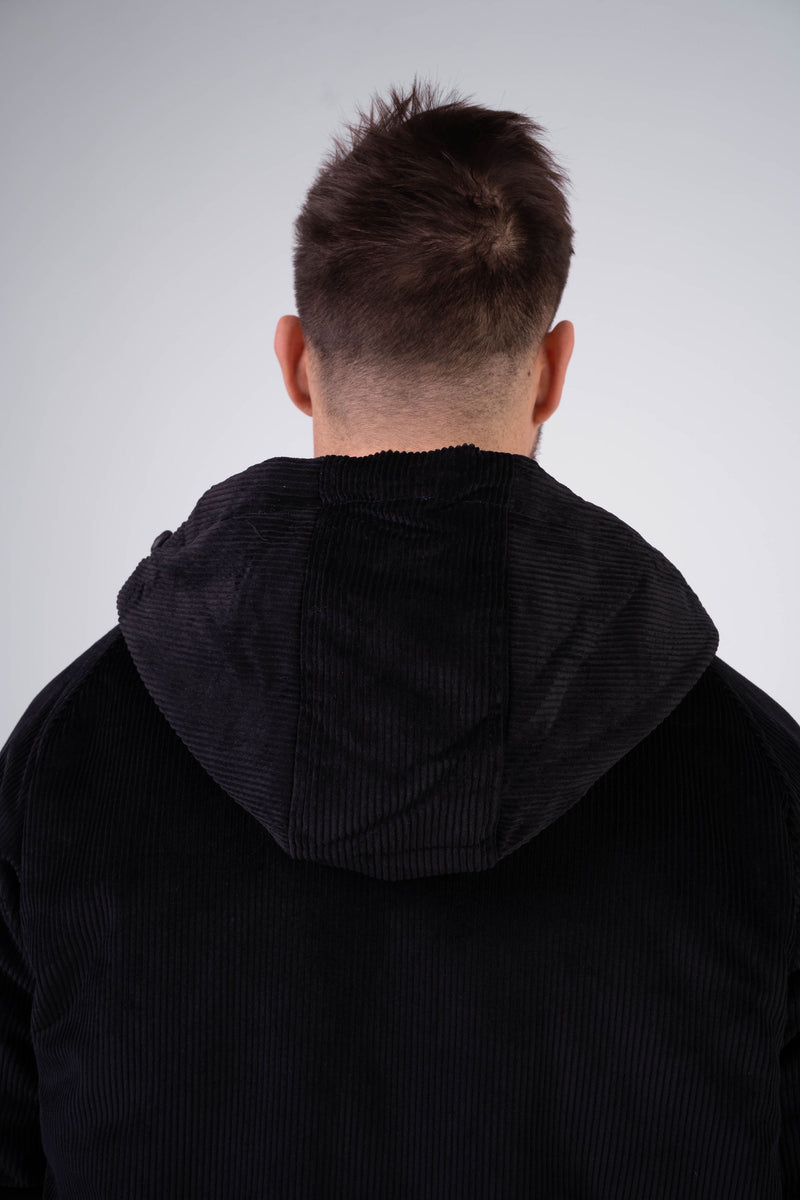 BLACK CURDEROY JACKET