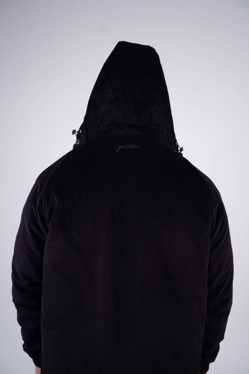 BLACK CURDEROY JACKET