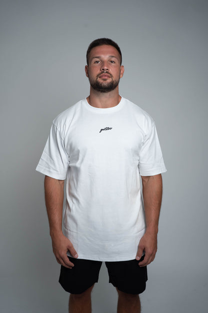 WHITE ON BLACK