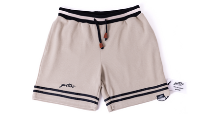 BEIGE WAFFLE SHORT PANTS