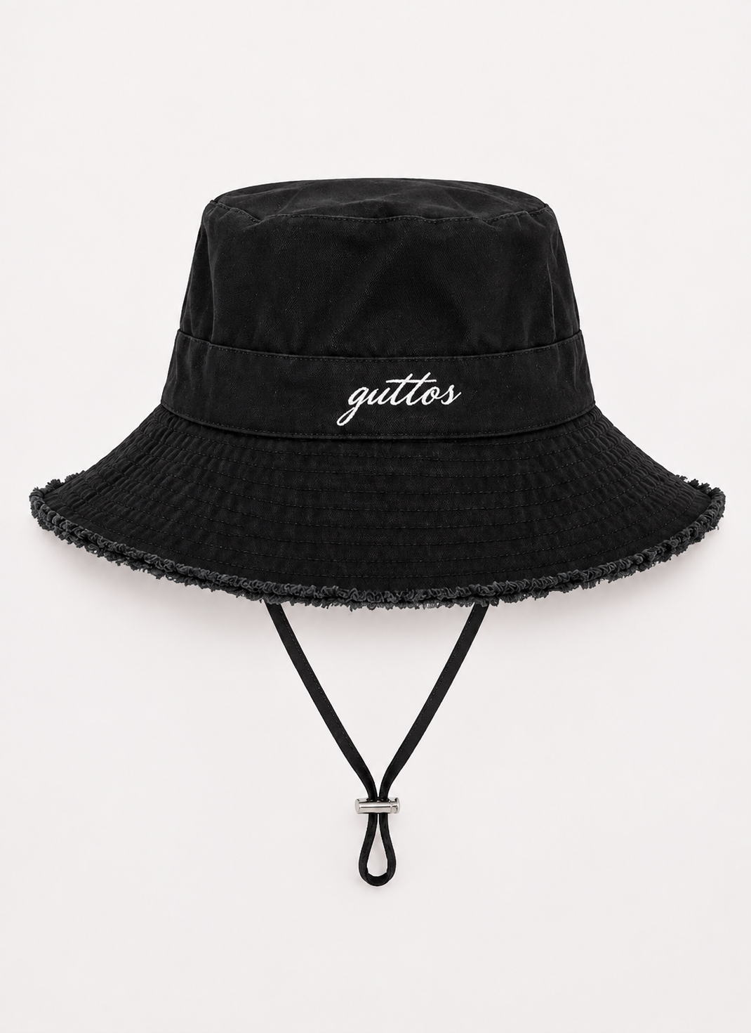 BLACK BUCKET HAT