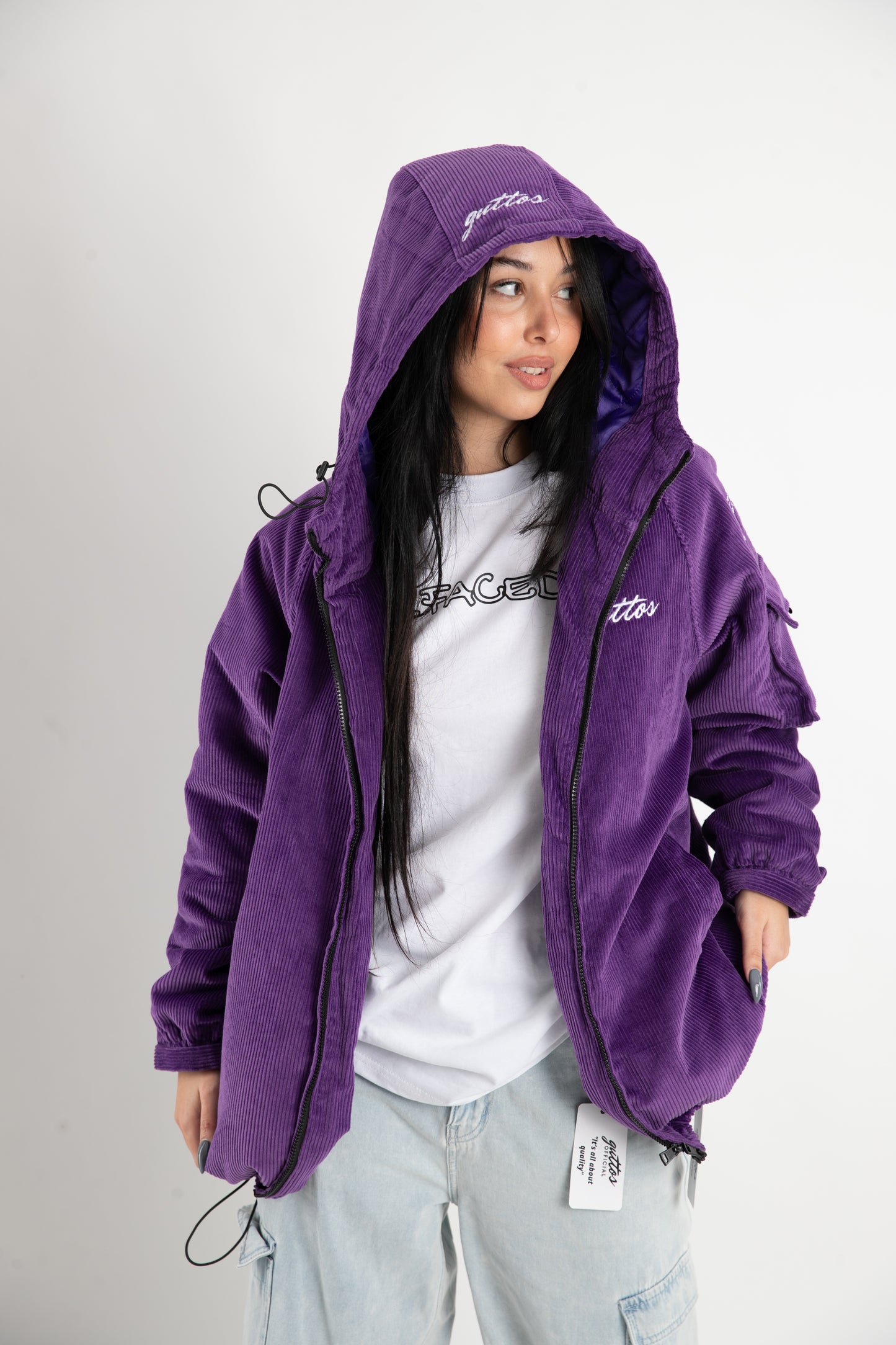 Purple corduroy jacket