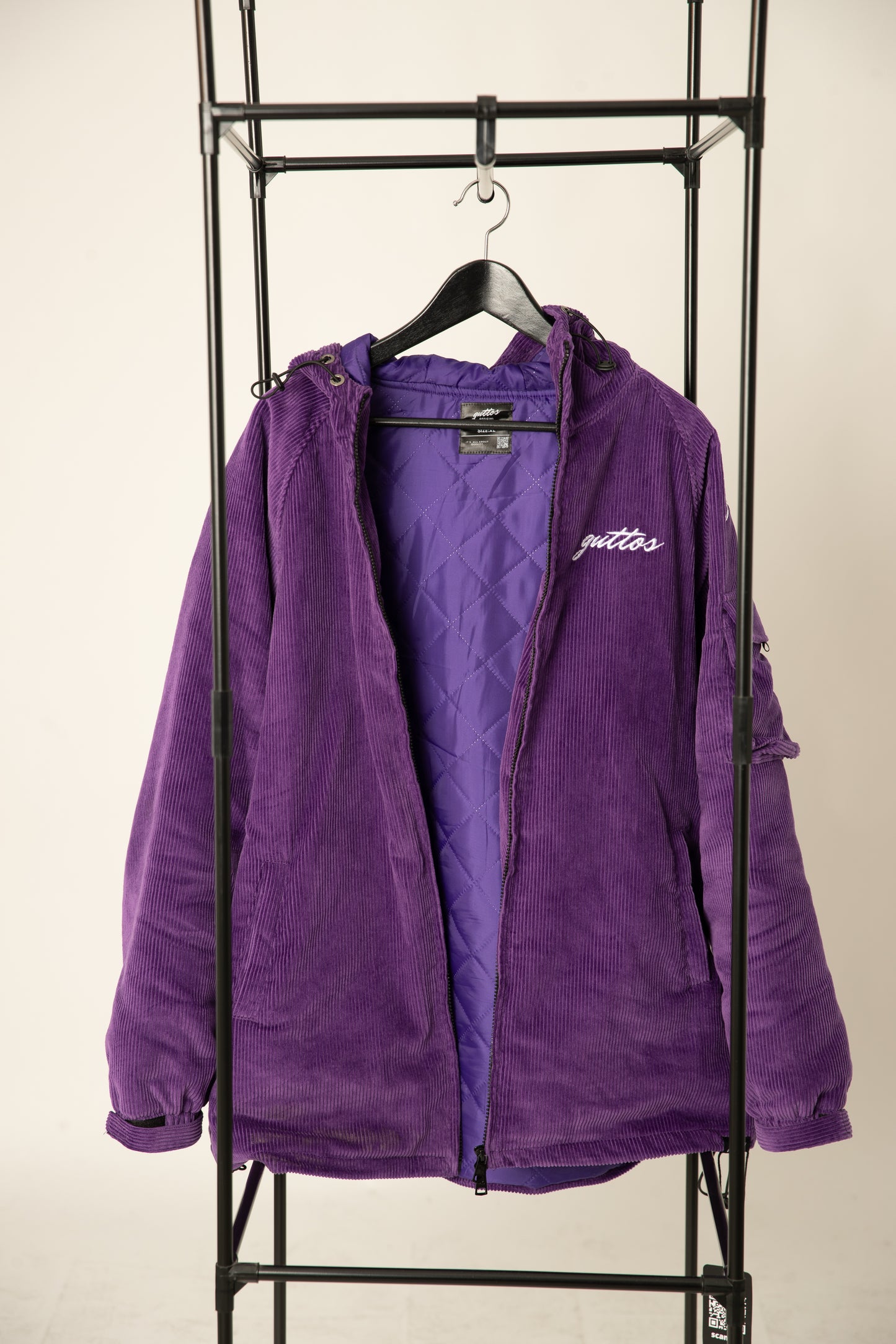 Purple corduroy jacket