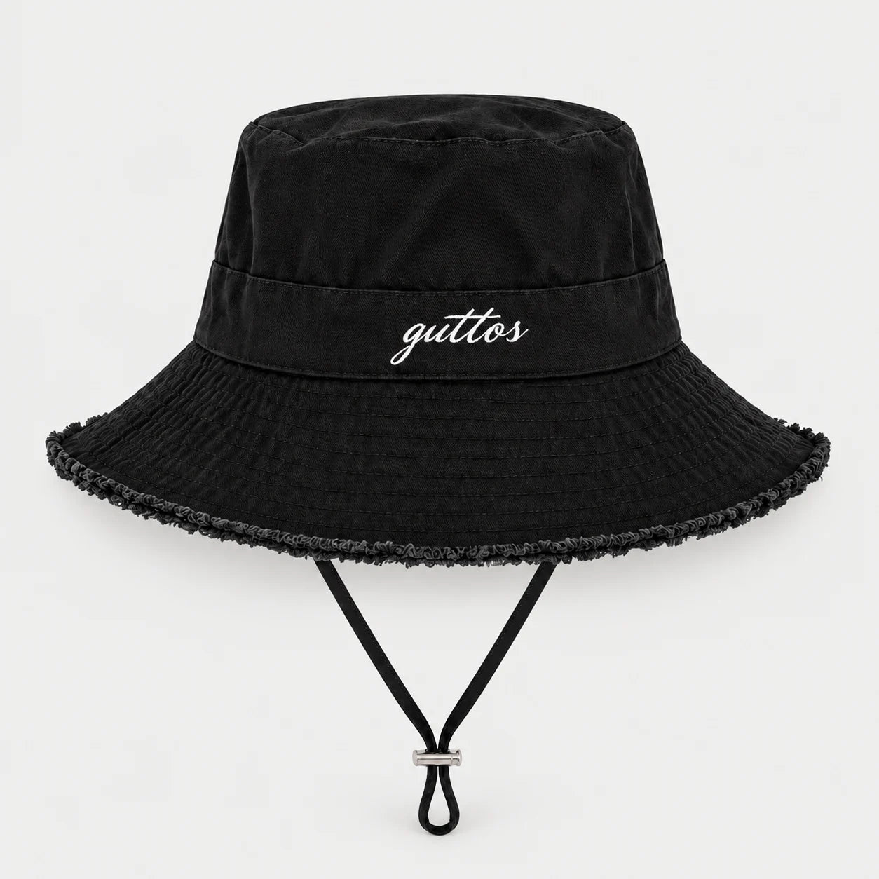 BLACK BUCKET HAT