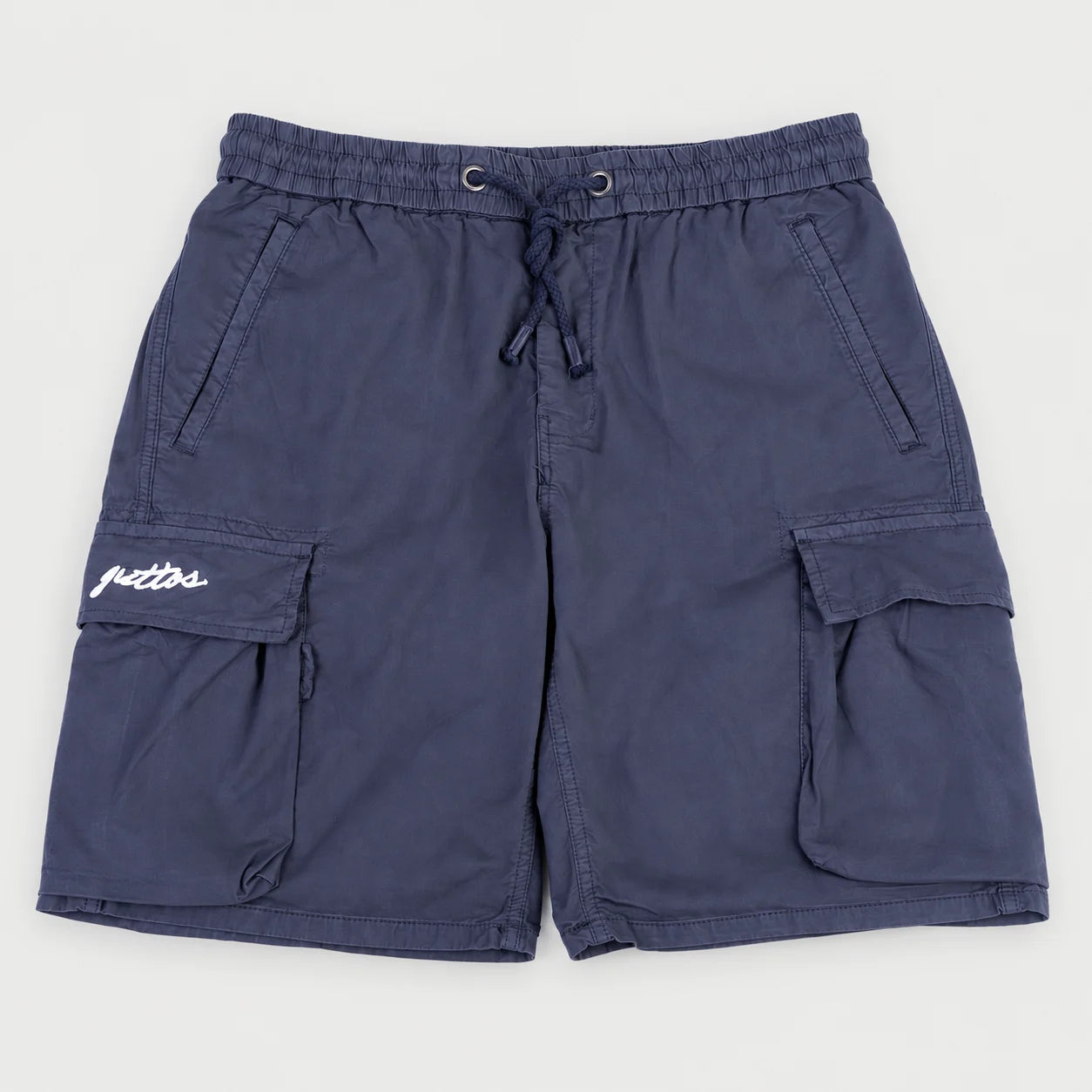 GREY/BLUE CARGO SHORTS