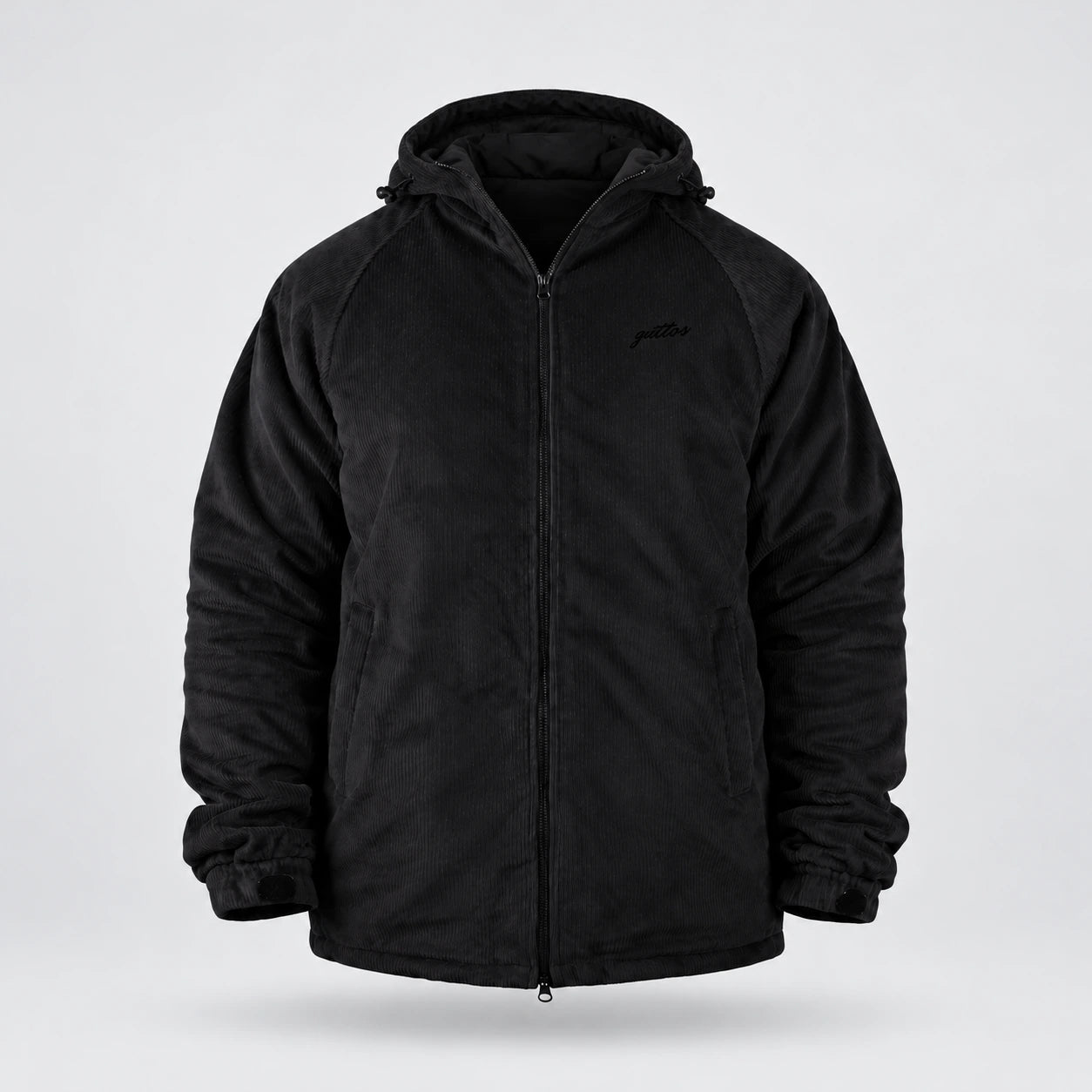 BLACK CURDEROY JACKET